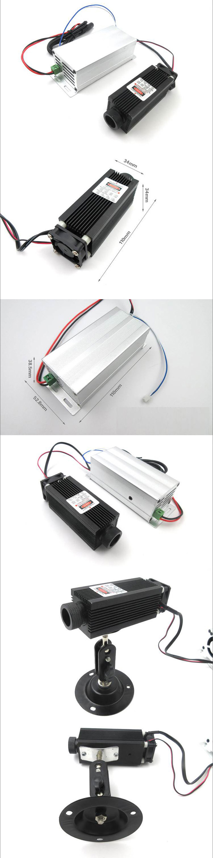 830nm Lasermodule 500mW / 1W / 2W / 3W / 4W / 5W