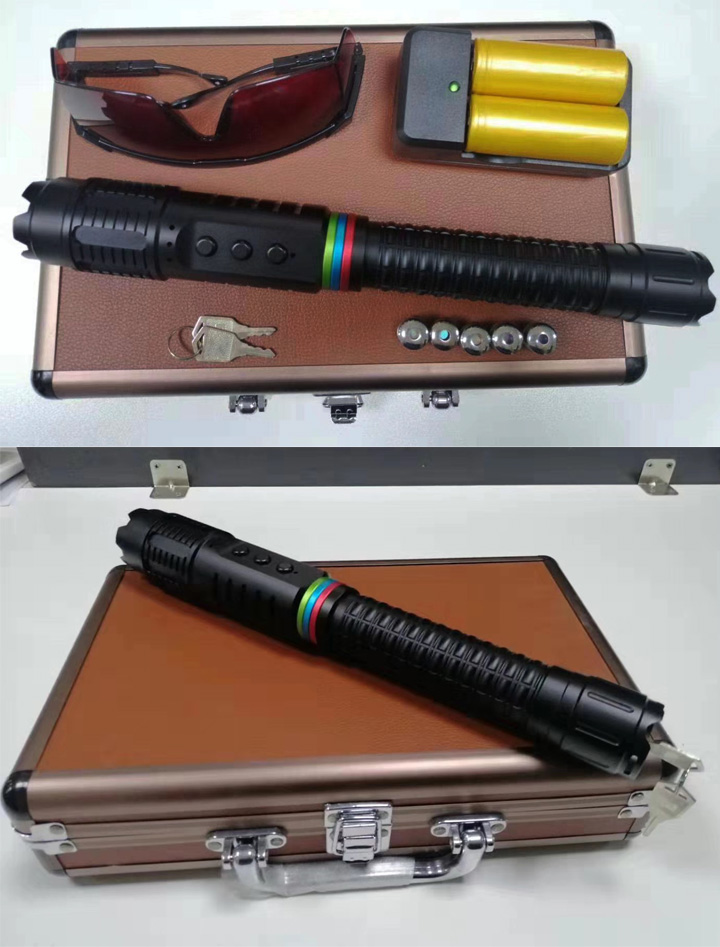 laser pointer blauw / groen / rood / wit / paars / geel / oranje