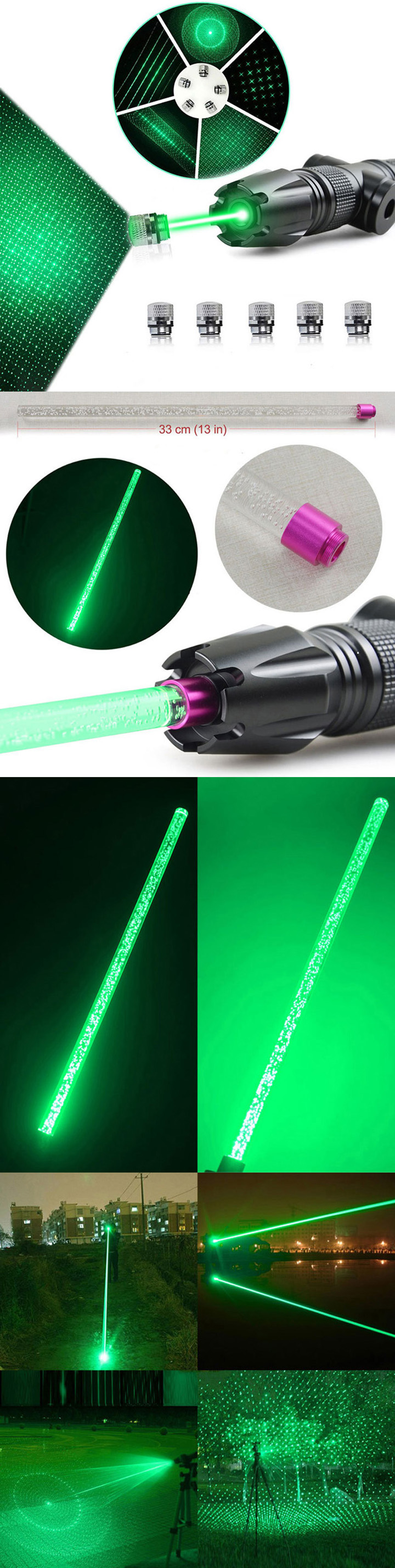 's Werelds Krachtigste Groene Laserpen