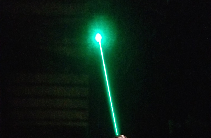 groene laser LED zaklamp