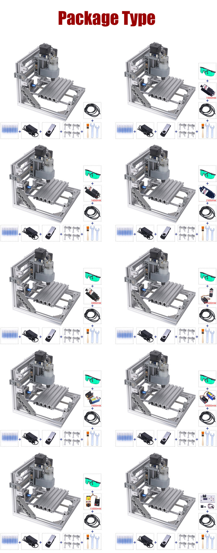 CNC-Router Laser Graveermachine