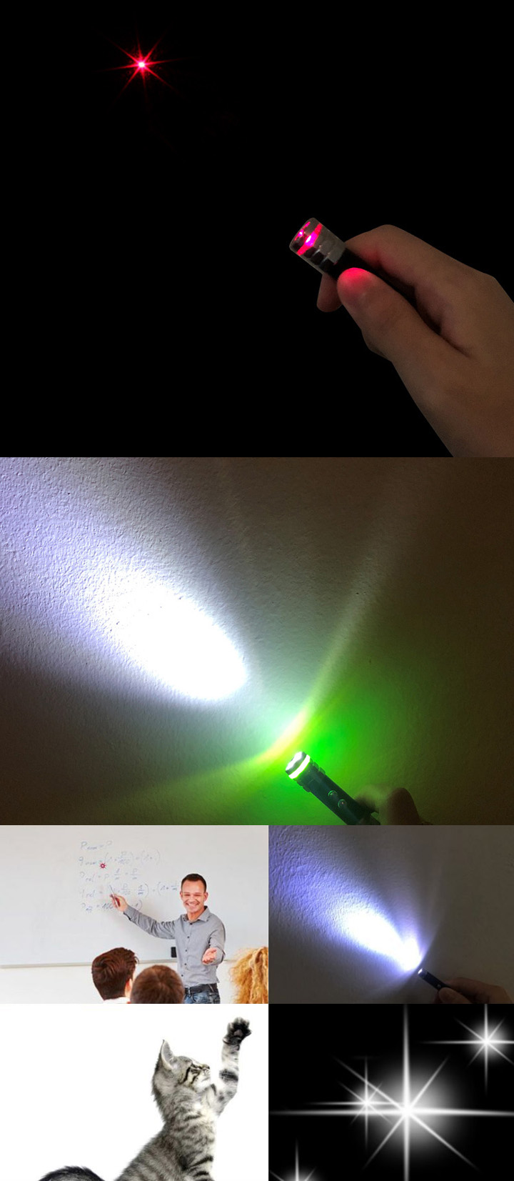 laser lamp met LED