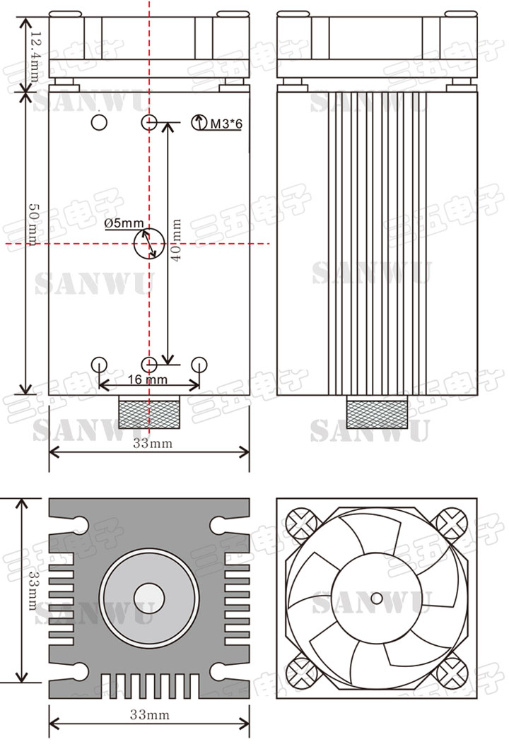 445nm laser module