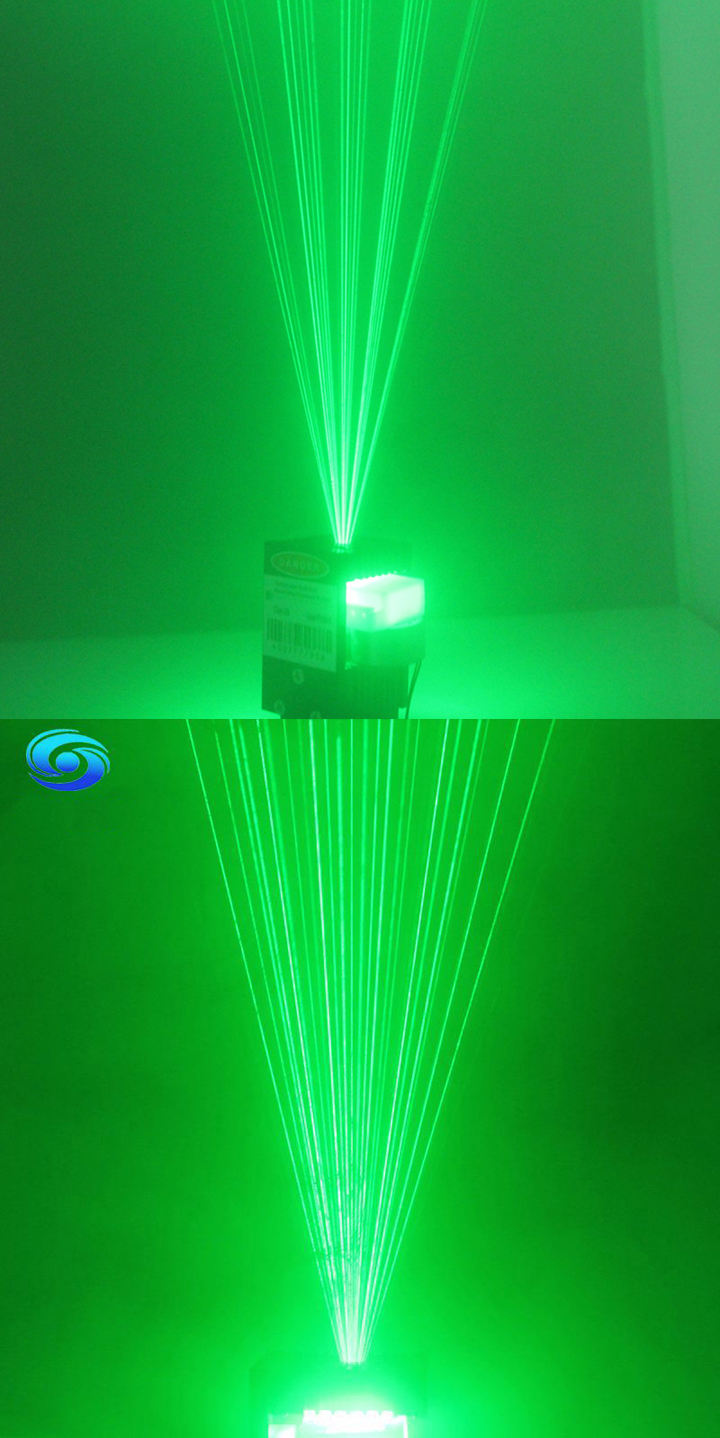 Groene Laser Module met Roterende Meerdere Stralen