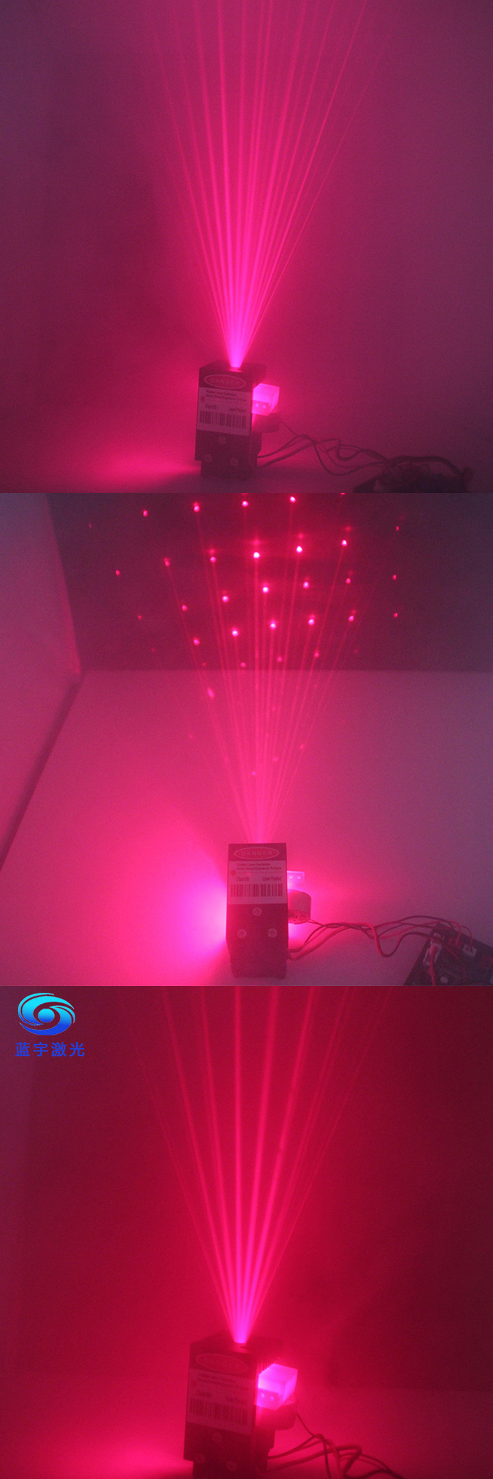 Rode Laser Module met Meerdere Bundels