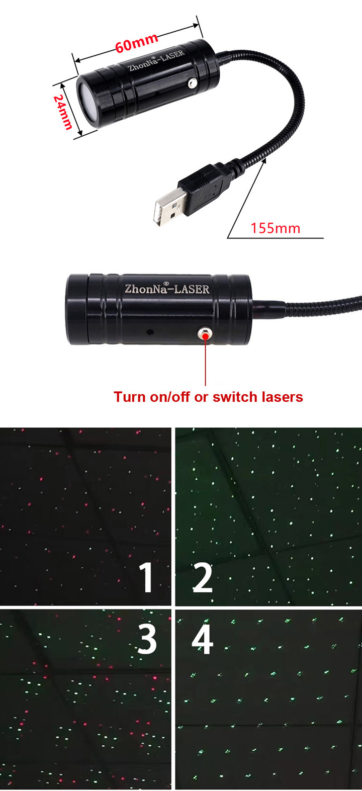 Op Voertuig Gemonteerde Laser Module