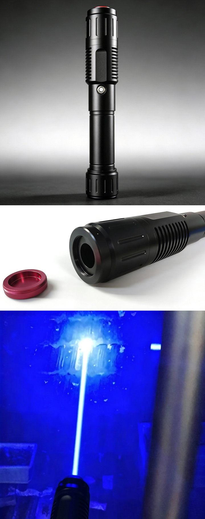 blauwe laser pointer 30W (30000mW)