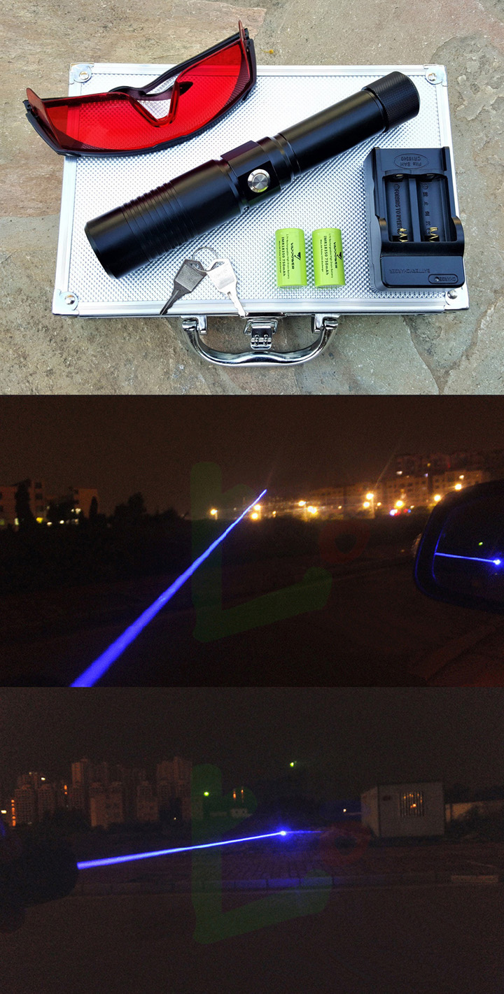 Krachtige Blauwe Laser Pointer