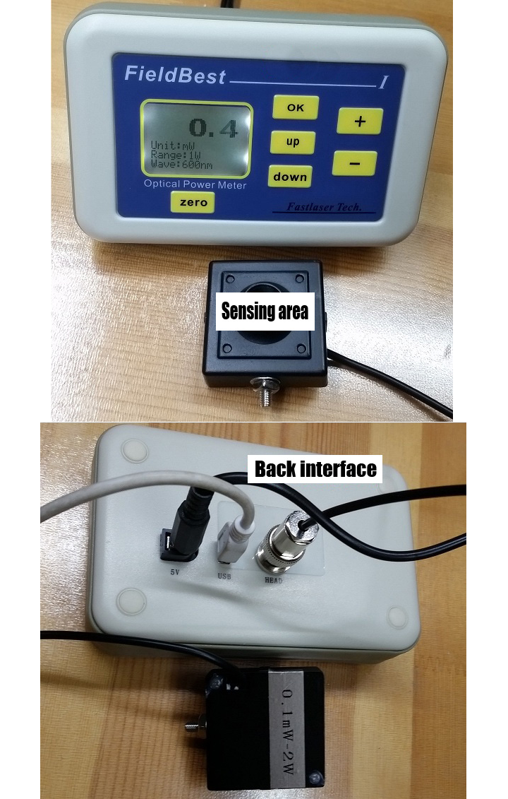 laser vermogensmeter