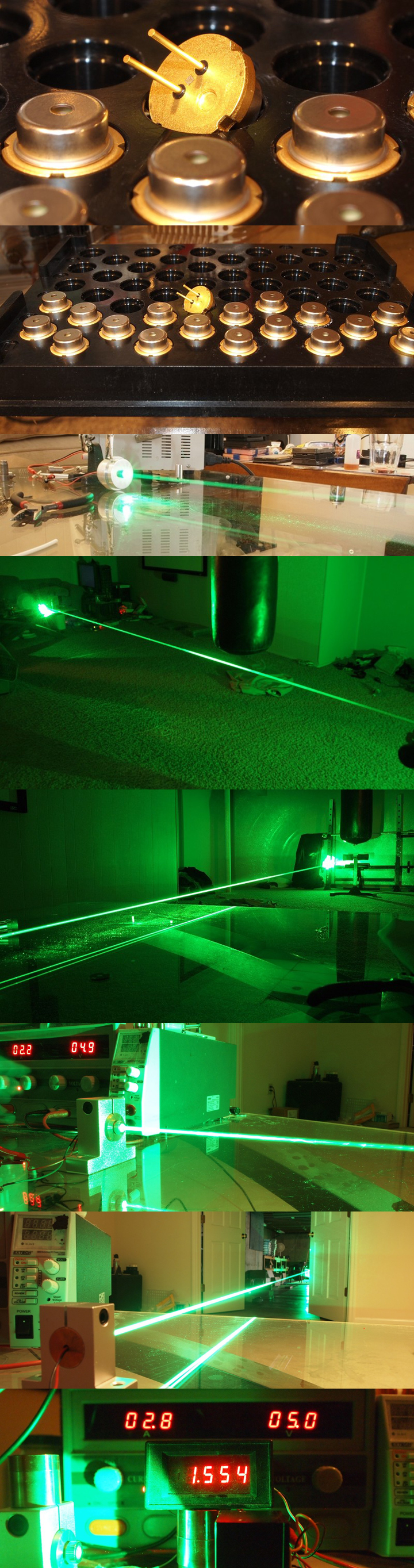 1W groene laser diode