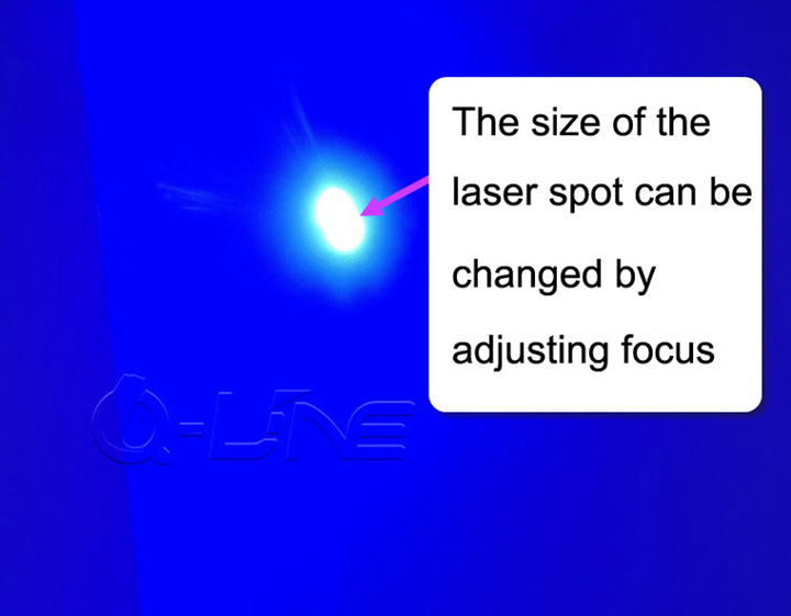 krachtige blauwe laserdiode
