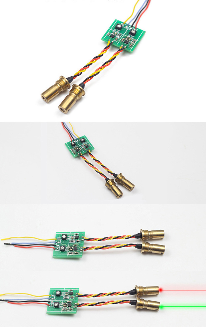 lasermodule met dubbele golflengte