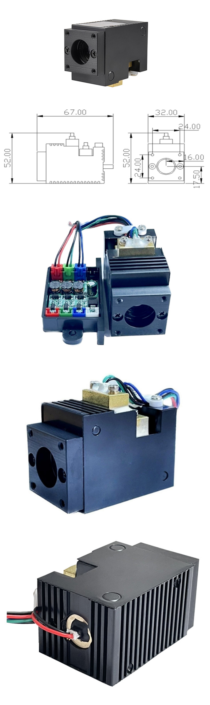 Krachtige RGB-lasermodule