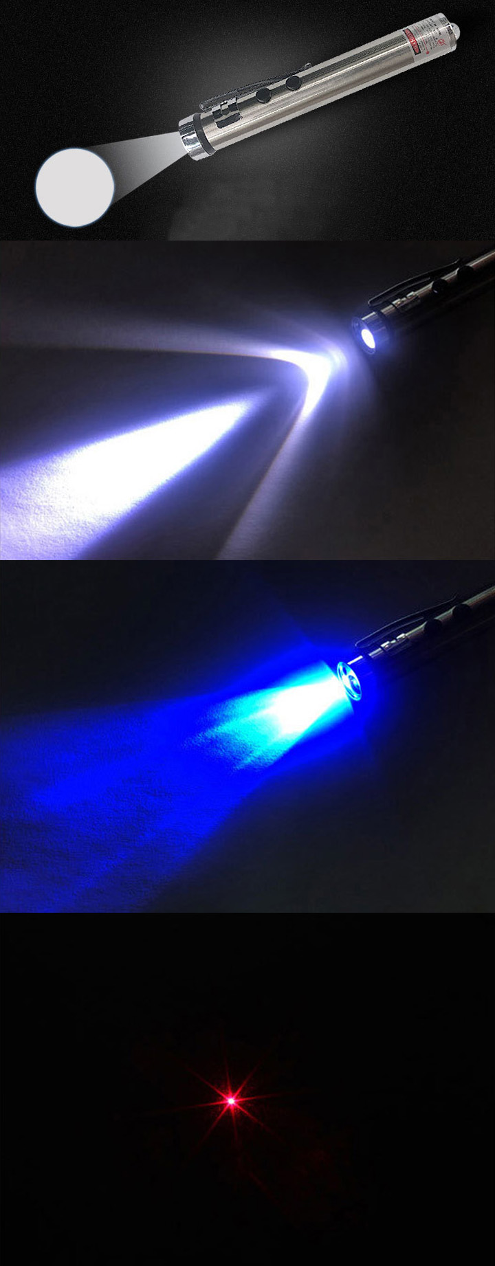 laser met LED