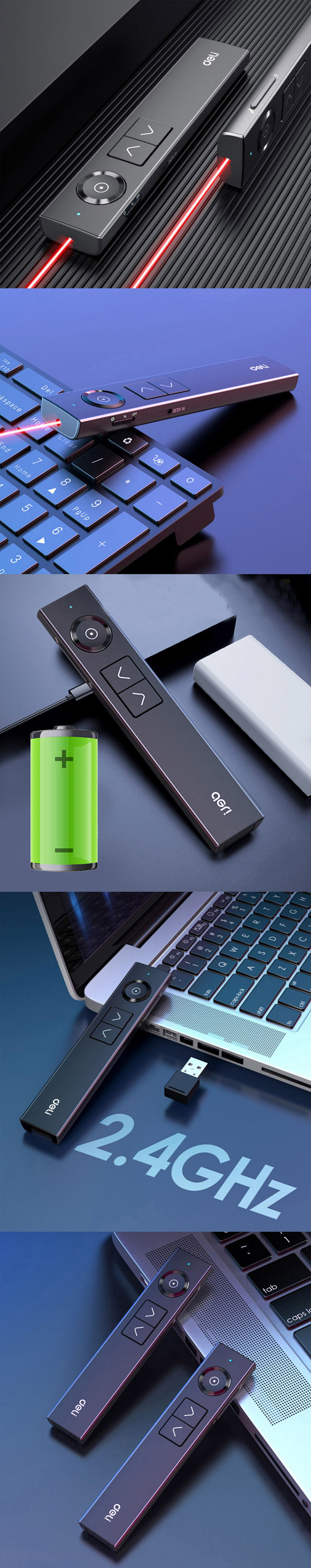 Rode/Groene Laserpen voor PPT-presentatie