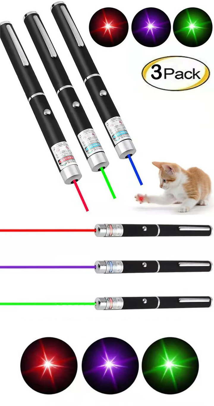 groene/rode/paarse laserpennen