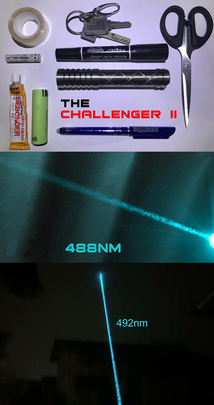 laserpointer 488nm / 492nm