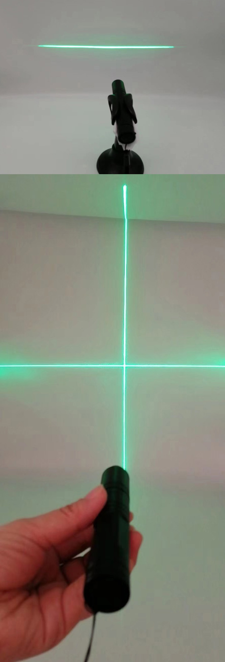 lijn/kruis groene laserpen