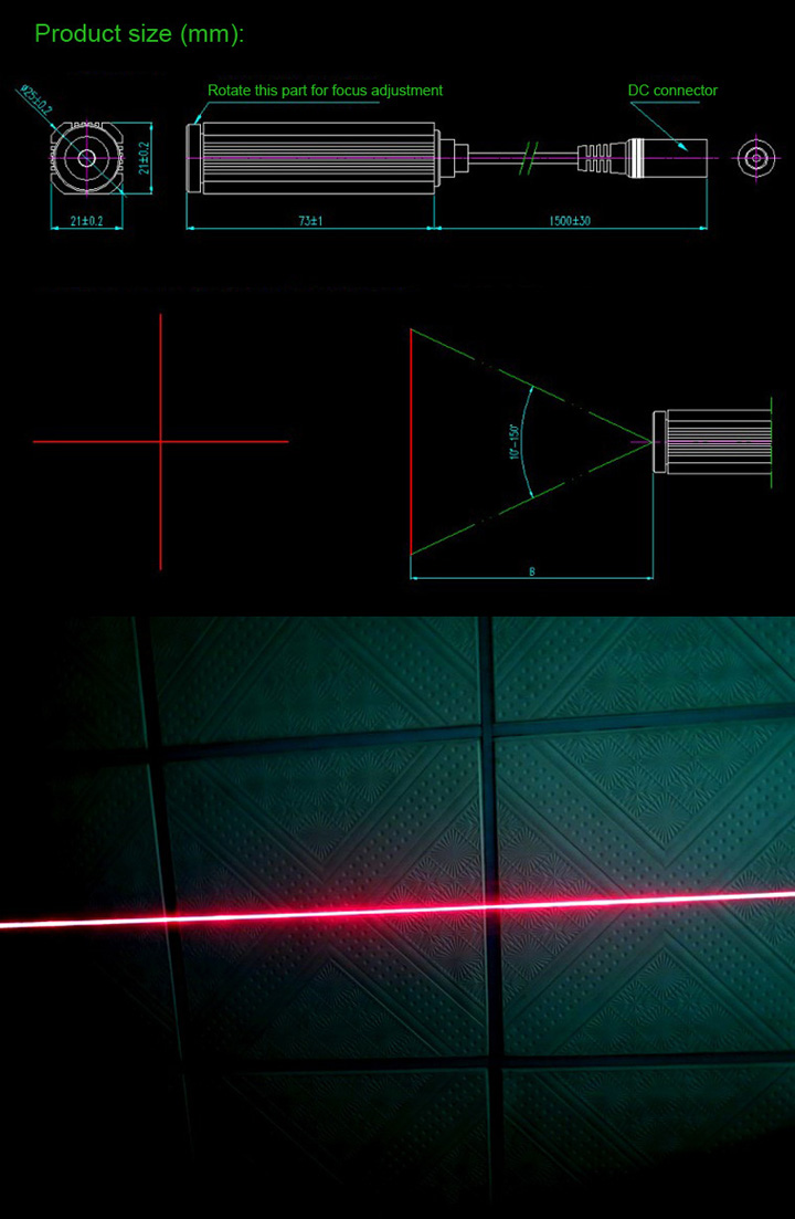 Rode Lijnlasermodule