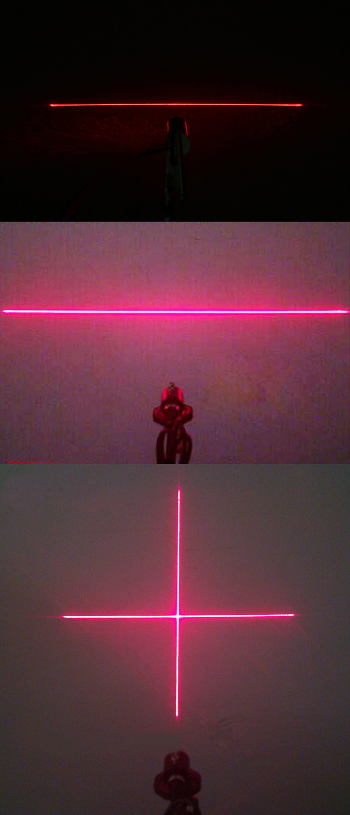 Rode Lasermodule Punt/Lijn/Kruis