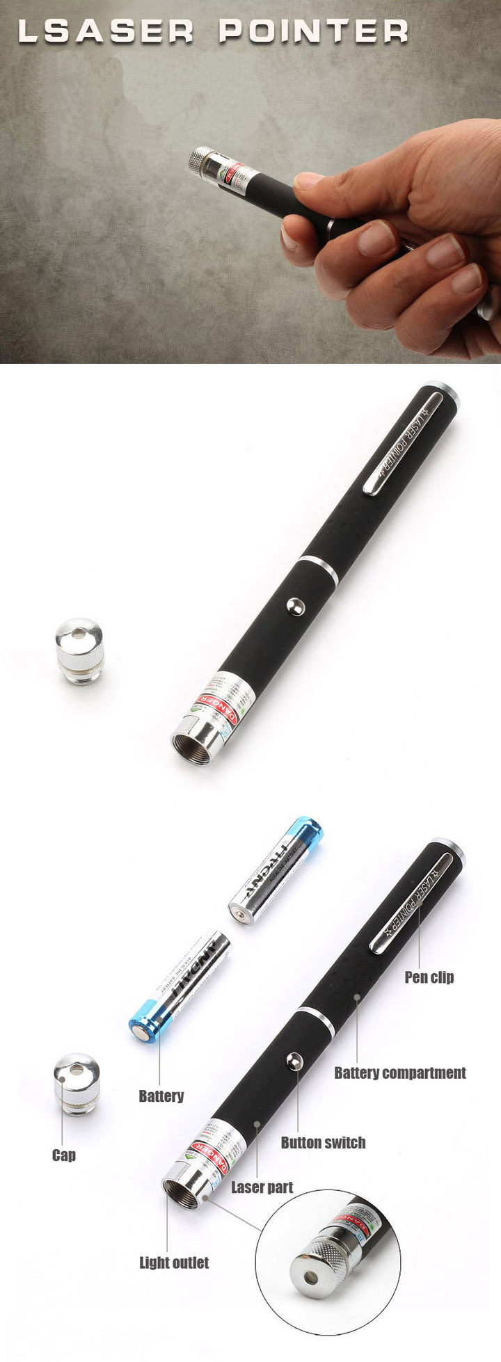krachtige rode laserpen