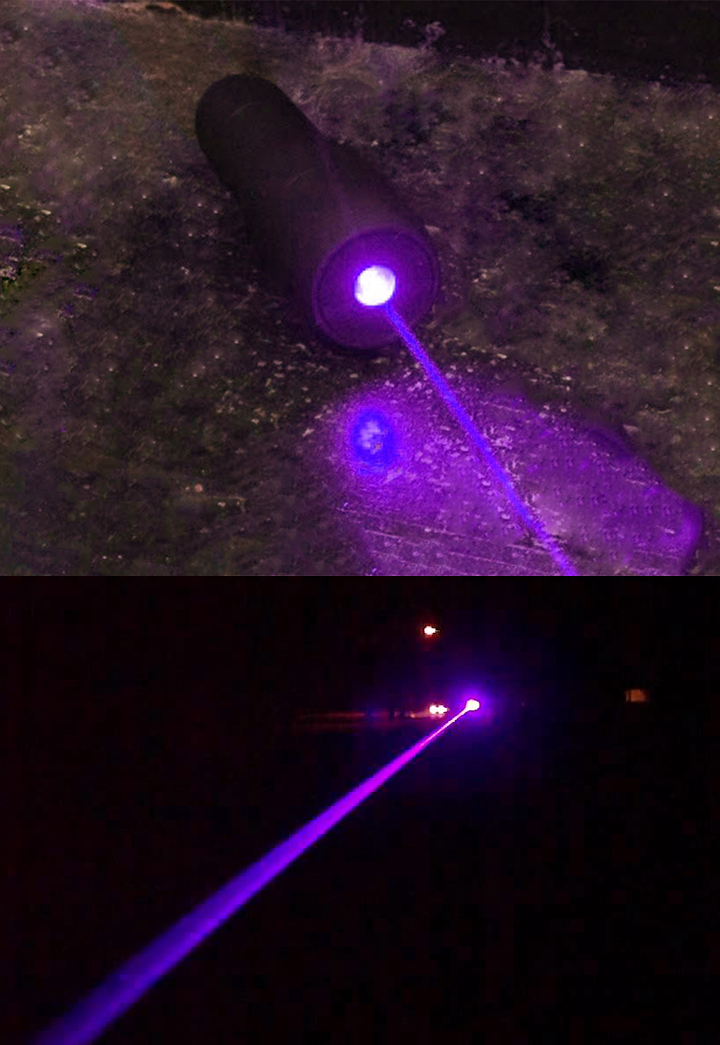 violet laser
