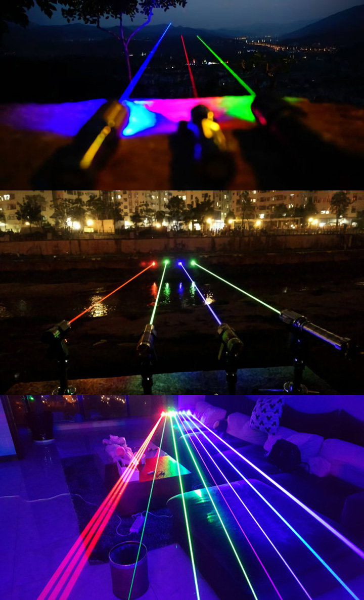 superkrachtige violet laser