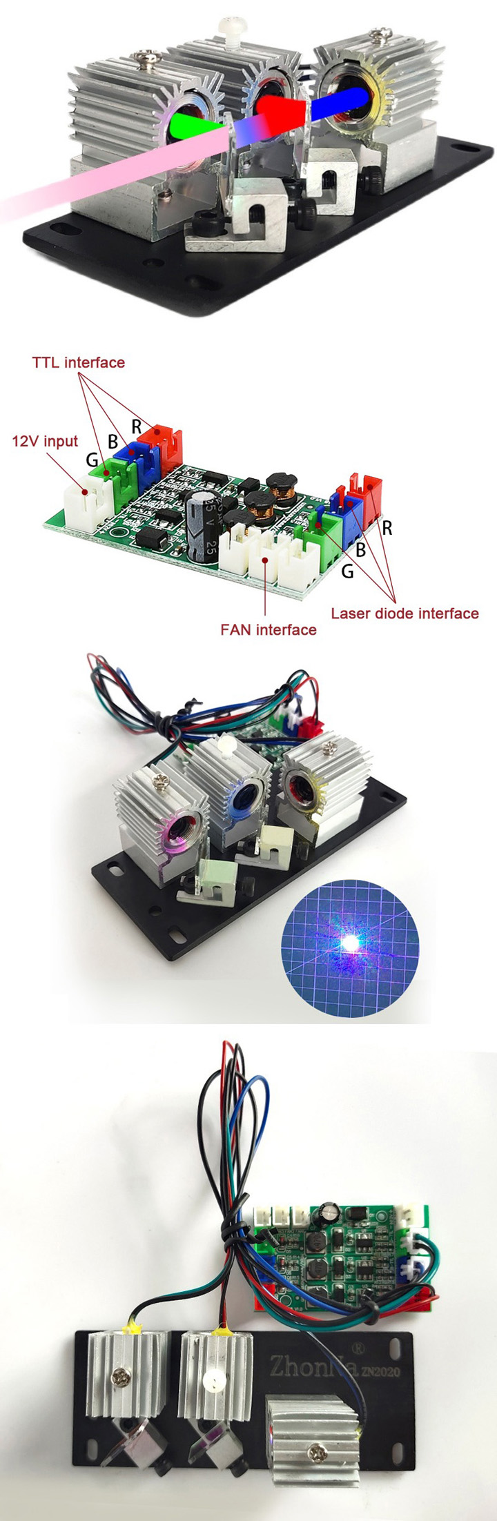 RGB-witlichtlasermodule